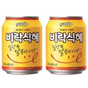 팔도 비락 식혜 238ml x 48캔 전통음료 쌀음료