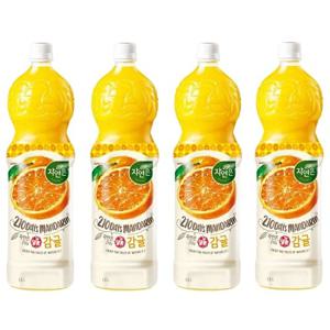 웅진 자연은 감귤 1.5L x 4페트 과일주스