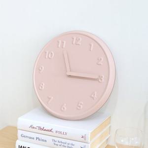 페니체 넘버링 월클락 무소음 벽시계 인테리어 벽걸이시계 6컬러