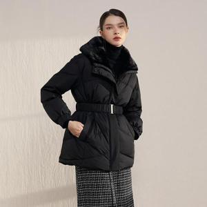 ★한정초특가★[정가 399,000원][유로모피] 유러피안 밍크 카라 퍼 구스다운