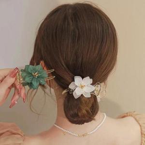 [루즈루나]리브르 헤어 집게핀 포니테일 올림머리 헤어 머리핀 삔