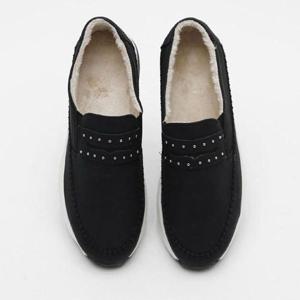 여성 털 운동화 겨울 슈즈 기모안감 방한신발 중년화 WB1A629