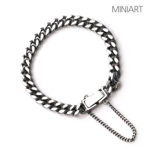 볼드한 실버 체인 팔찌 / 925실버