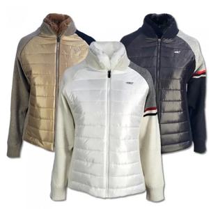 [디블록스] 여성 겨울 패딩 방풍니트