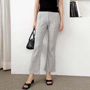 [옷자락] 여자 슬림핏 무지 핀턱 부츠컷 레깅스 팬츠