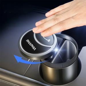 차량용 재떨이 스마트 모션감지 LED 자동개폐 자동차 담배 냄새차단 재털이 A874