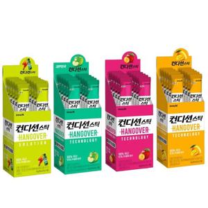 컨디션스틱 4종혼합 오리지널 그린애플 자두 망고 1box 씩 총 4box