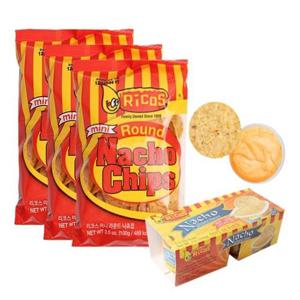 리코스 나쵸칩80g X3봉 나쵸 치즈소스 200g 맥주안주