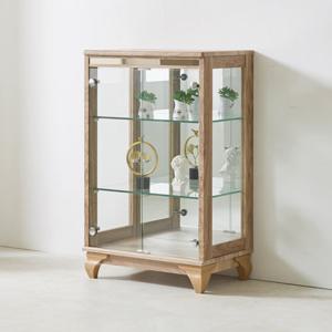 이지-프리미엄 600-3단 유리 장식장 진열장 (강화유리도어) 수납장