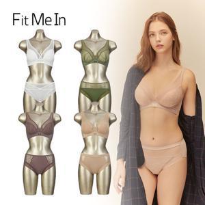 [비비안] 라이크라 하트몰드 노와이어 여성속옷세트 8종