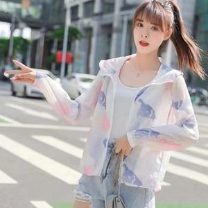 [깨비몰] 여성 여름 후드 집업 비치아우더 자켓 후드티