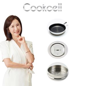 쿡셀 블랙큐브 프리미엄 블랙에디션 소테팬세트 24cm(+찜기+유리뚜껑)