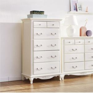 퀸스 앤 로코코 엔틱 원목 프리미엄 도장 5단서랍장