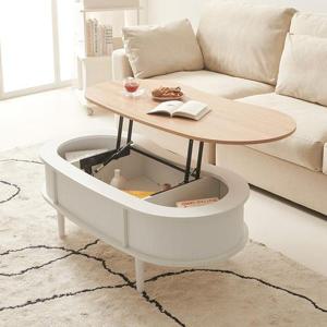 [비밀특가] 마르체 무크 원목 리프트업 거실 소파 테이블 1200 GNC001C