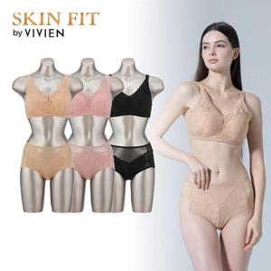 [비비안] 스킨핏 레이스보정 노와이어 브라팬티세트 6종