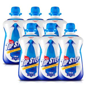 (슈퍼특가) 탑스텝 고농축 세탁세제 1100ml x 6개 일반/드럼 겸용 중성 액체세제