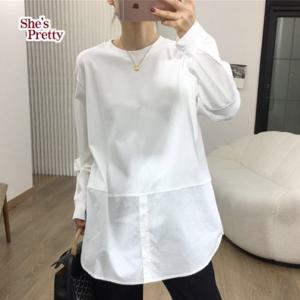 [쉬즈프리티] 장스루즈셔츠티셔츠 L까지_여성맨투맨