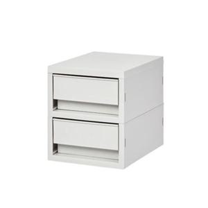 사무실비품 홈 오피스 데스크정리 서랍형 소품 정리함 미니 2단 문구사무용품