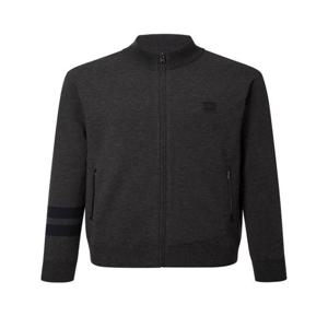 헤지스 골프 [ONLINE EXCLUSIVE] 네이비멜란지 남성 풀집 방풍 니트  (HUSW4D942N3)