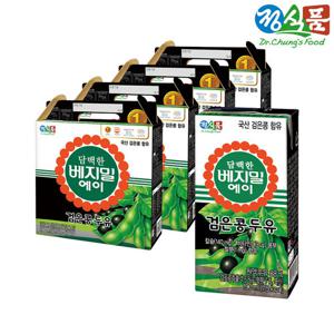[정식품] 담백한 베지밀A 검은콩 두유 190ml × 64팩