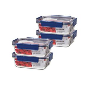 [본사] 락앤락 탑클라스 직사각 1L 4개 구성