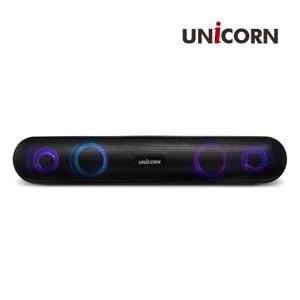유니콘 SB-700BT 블루투스 LED 사운드바 듀얼유닛스피커 FM라디오 MP3기능
