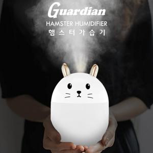 햄스터 USB 미니 초음파 가습기 색상랜덤 미니무드등 탁상용 가습기 소형 사무실용 책상용 초음파가습기