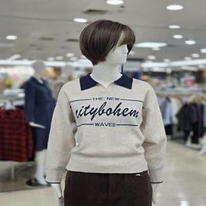 ab.f.z 세이브존09 배색 카라 니트 티셔츠  afhz1w362