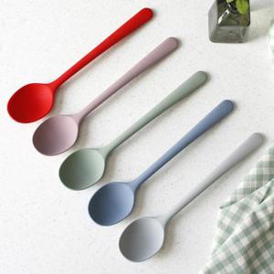 실리콘 멀티스푼 작은 요리 스픈 조리 수저 숟가락