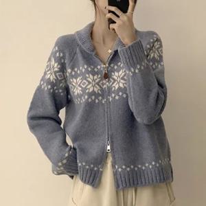 [몽벨리즈]노르딕투웨이집업니트가디건 mde2302592