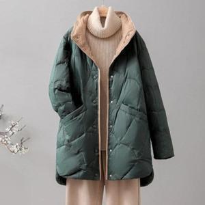 프리미엄 오리털 경량 패딩 코트 자켓 보온 여성 점퍼 (WFGAZ9I)