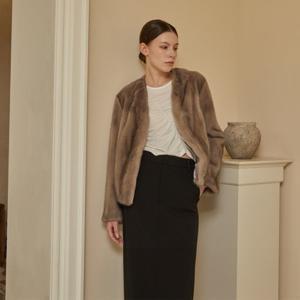 유로컬렉션 휘메일 풀스킨 베가 밍크 자켓