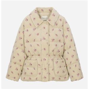 써스데이아일랜드 플라워 하프 덕 다운 점퍼 T258MDJ237W