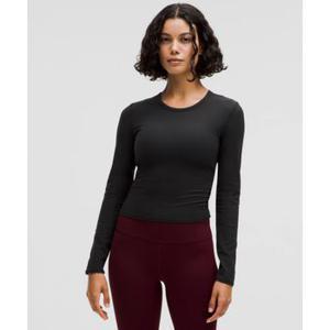 30% ▼ 올 잇 테이크 백 트위스트 립 롱슬리브 - BLK