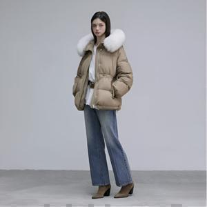 플라스틱아일랜드 [구스] 사가퍼 드로우스트링 야상형 구스 다운 (2color) PR4NZ081