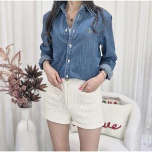 폴로랄프로렌 폴로 랄프로렌 보이즈 코튼 샴브레이 데님 청 셔츠