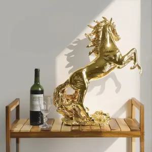 인테리어 선물 말 빈티지 집들이 거실 황금 소품 개업 장식품