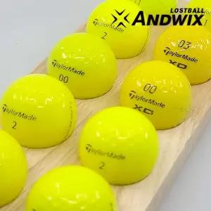 중고 중고 로스트 골프공 A 테일러메이드 컬러 50개