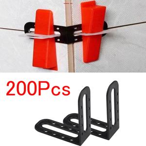 전문 타일 앵글 레벨러 레벨링 벽 타일 시스템, 타일 높이 조절기 레벨링 보조 설치 도구, 5-200 개