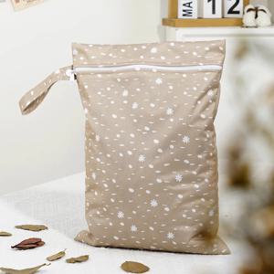 Elinfant 해변, 체육관, 수영장, 방수 기저귀 가방, 수영복용 재사용 가능한 보관 주머니를 위한 새로운 재활용 직물 습식 건식 가방