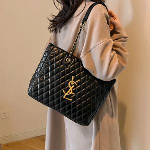 우아한 스타일의 여성용 숄더백, 고급스러운 대용량 파티 핸드백, 패셔너블한 트렌드 지퍼 여성용 가방