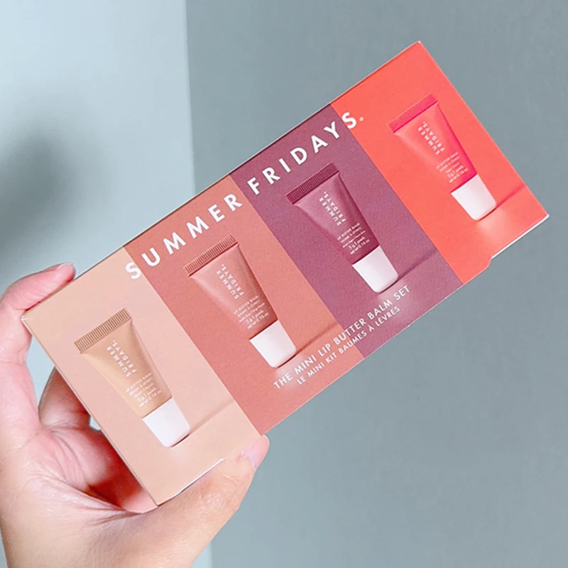 여름 금요일 립밤 모이스춰 라이징 미러 립 글로스 립 바닐라 핑크 슈가 커피 케이크 냄새 립스틱 투명 오일 메이크업