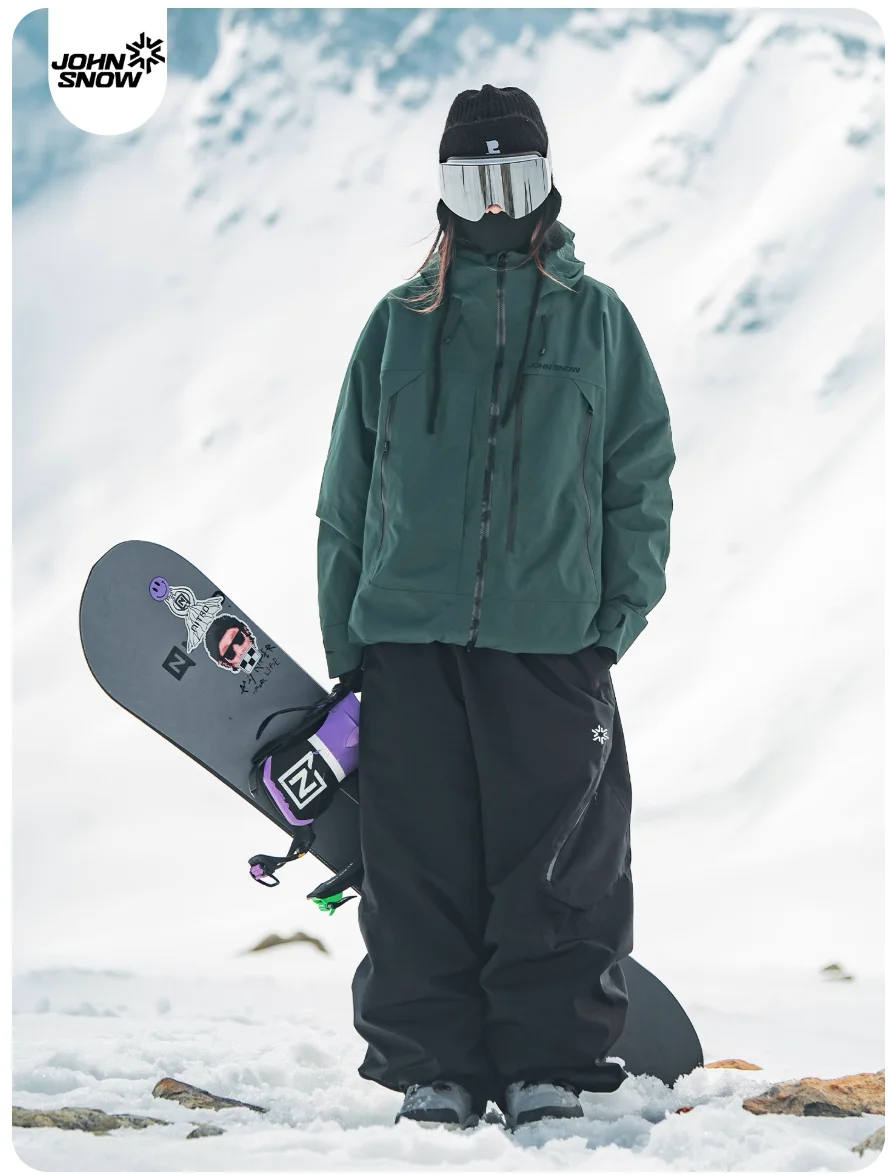 존 스노우 방수 스키복 세트 (남녀공용) 보온 스노보드 재킷 팬츠 겨울 스포츠 스키복