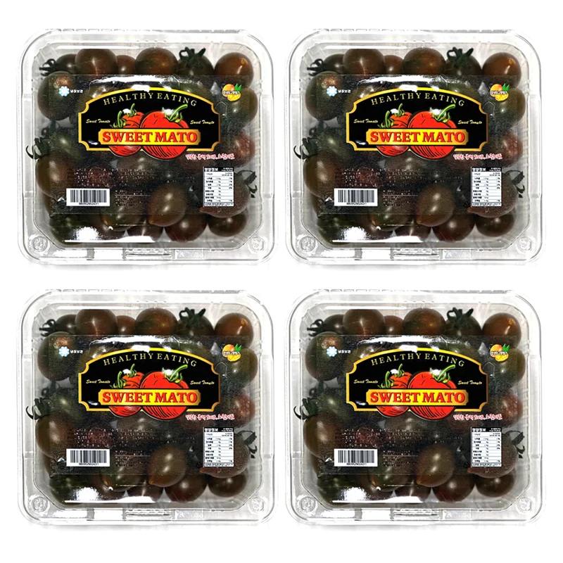 망고향 스테비아방울토마토 블랙스윗마토 2kg (500g 4팩) 다이어트