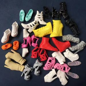 원래 1/6 인형 신발 부츠 샌들 소녀 DIY 드레싱 인형 장난감 인형 Decors FR 슈퍼 모델 바비 인형 다채로운 인형 신발