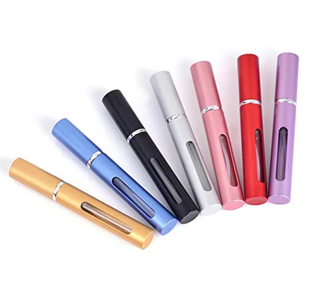 리필 가능한 향수병 여행용 휴대용 초미세 스프레이 병 아토마이저 빈 리필 가능한 병 5ml