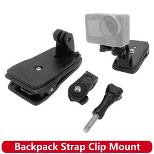 배낭 스트랩 클립 360 학위 회전 모자 벨트 클램프 마운트 Gopro Hero 11 10 9 8 액션 카메라 액세서리