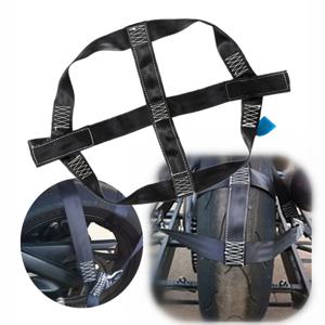 1000KG 당겨 오토바이 뒷 바퀴 홀더 타이어 체인 하네스 벨트 견인 스트랩 운송 타이 패스너 트레일러에 고정