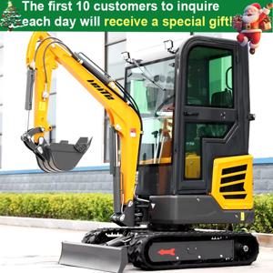 1.8톤 미니 굴삭기 2톤 EPA EURO5 쿠보타 엔진 미니 굴착기 농장용 소형 굴삭기 1톤 3톤 기계 가격 맞춤 제작