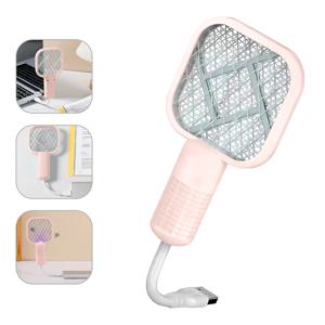 휴대용 곤충 스와트 소형 전기 모기 퇴치기 USB 포트 UV 램프 야외 캠핑 침실용 미니 플라이 스와트